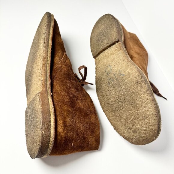 J. Crew Adults' 1990 MacAlister Men's Boots in Brown Italian Suede Sz 12 - Picture 9 of 9